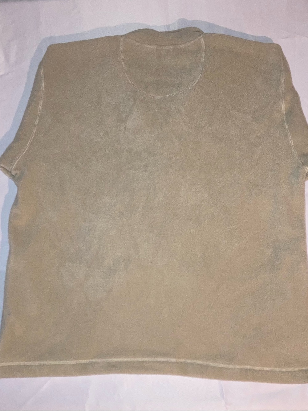 Prospirit Men's Half-Zip Fleece Pullover - Light Beige - Picture 5 of 5